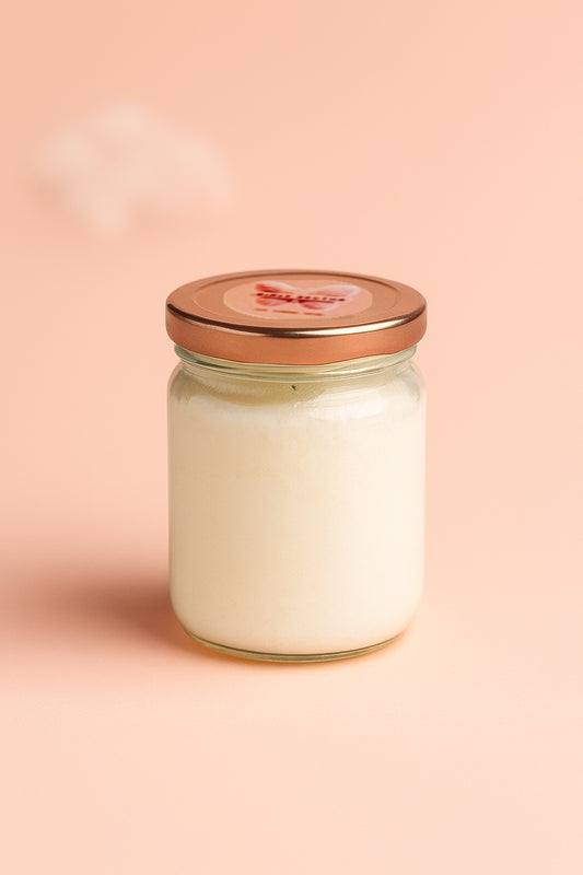 Vanilla scented candle